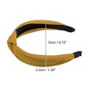 Unique Bargains Textured Cotton Knot Headband Soft Hairband for Women 1.3 Inch Wide 1Pcs - 4 of 4