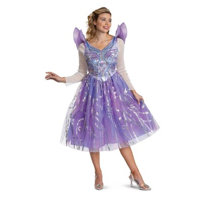 NBCUniversal Women's Wicked The Musical Glinda Upland "For Good" Deluxe Costume Dress Lavender