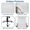 Home Imports Emporium Executive Office Chair – High-Back Faux Leather Desk Chair with Lumbar Support & Swivel Base - 3 of 4