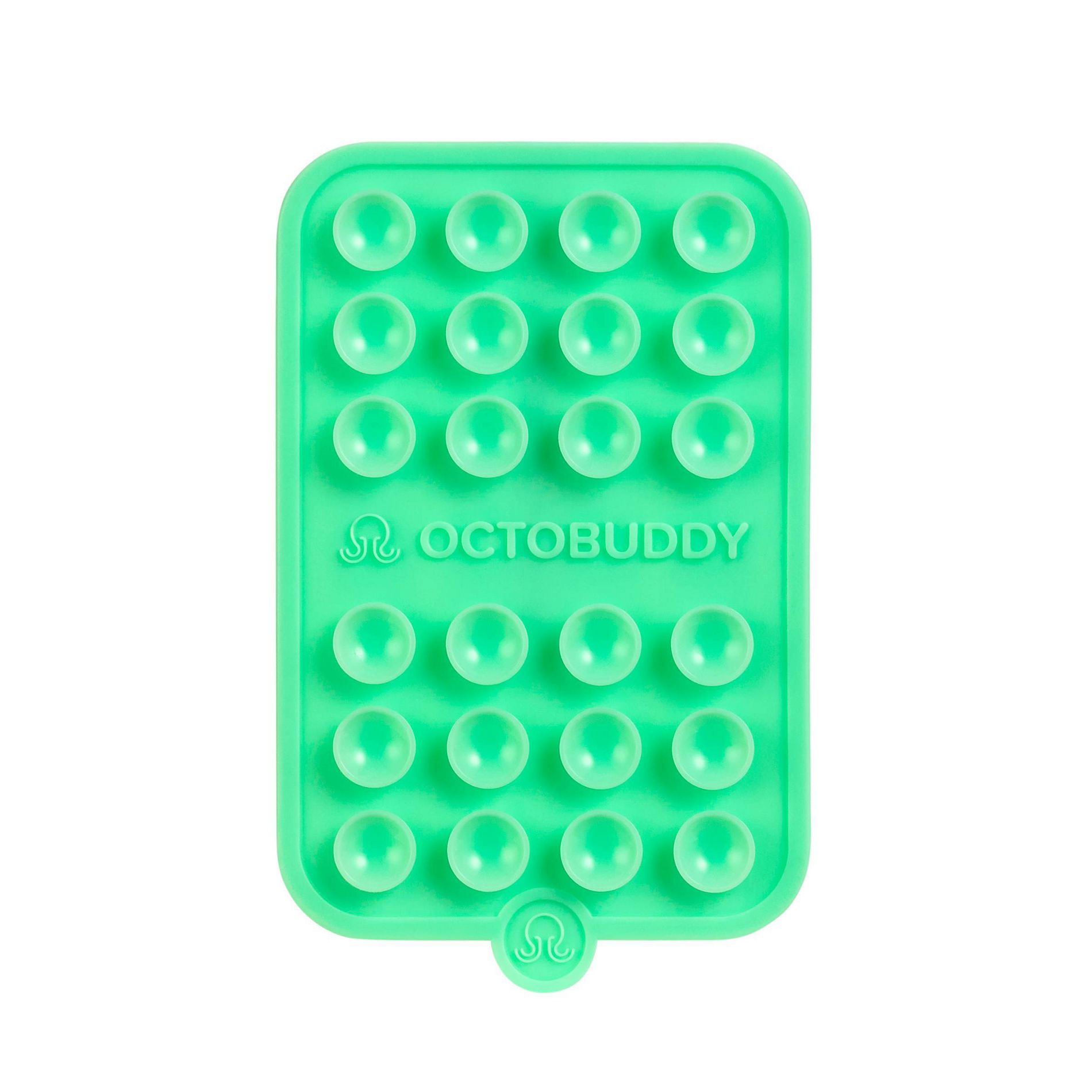 Octobuddy Silicone Suction Cup Phone Case Mount Double-Sided - Green Ash