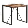 vidaXL Dining Table Dinner Bistro Table Dining Room Furniture Solid Acacia Wood - 2 of 4