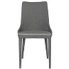 Summerset 19" H Leather Side Chair (Set of 2) - FOX2014 - Safavieh Couture - 3 of 4