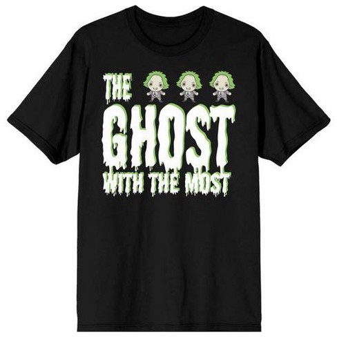 Beetlejuice 'ghost With The Most' Women's Black Graphic Tee : Target