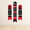 Big Dot of Happiness Red Grad - Best is Yet to Come - Hanging Vertical Paper Door Banners - 2025 Red Grad Party Wall Decor Kit - Indoor Door Decor - 3 of 4