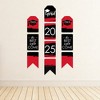 Big Dot of Happiness Red Grad - Best is Yet to Come - Hanging Vertical Paper Door Banners - 2025 Red Grad Party Wall Decor Kit - Indoor Door Decor - image 3 of 4