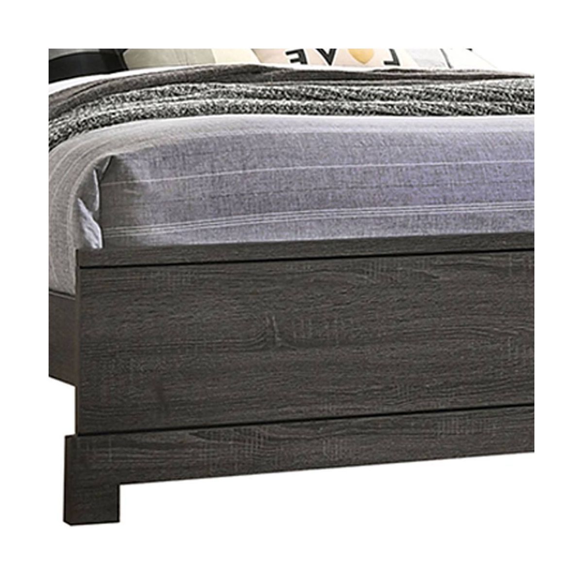 Lantha Bed with Storage Gray Oak - Acme Furniture - thumbnail 7