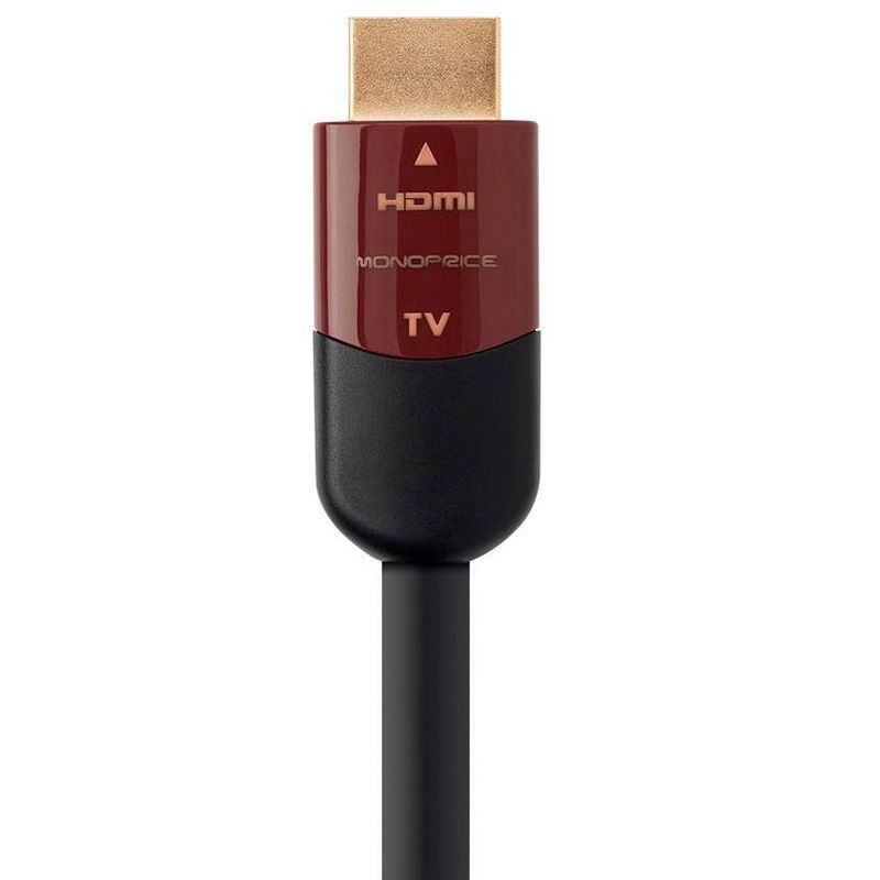Monoprice HDMI Cable - 25 Feet - Black | High Speed, Active Chipset, 4K@60Hz, HDR, 18 Gbps, CL2 - Cabernet Ultra Series, 2 of 7
