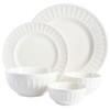 Gibson Home Gracious Dining Gourmet Expressions 40-Piece Embossed Porcelain Dinnerware Set - 4 of 4