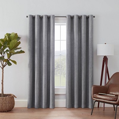 1pc Blackout Rowland Curtain Panel - Eclipse