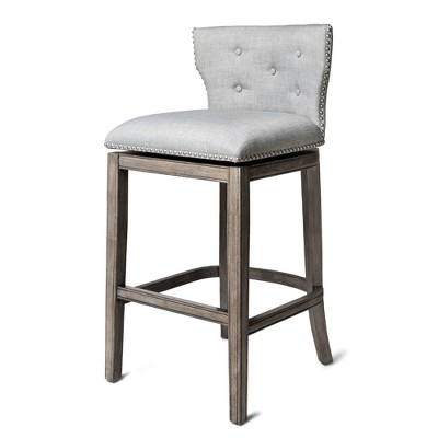 Maven Lane Hugo with Ash Grey Fabric Upholstery Seat
