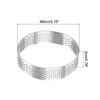 Unique Bargains Heat-Resistant Perforated Stainless Steel Cake Rings for Baking - 2 of 4
