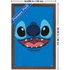 Trends International Disney Lilo and Stitch - Giant Face Smile Framed Wall Poster Prints - 3 of 4