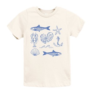 The Juniper Shop Nautical Outline Collage Youth Short Sleeve Tee - 1 of 4