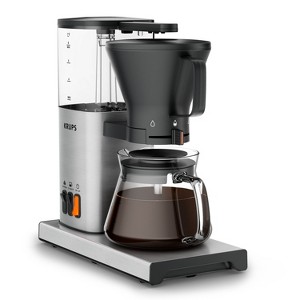 Krups 8 Cup Drip Coffee Maker, SCA-Certified, Stainless Steel - 1 of 4