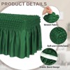 Unique Bargains Stretch Scratch-Resistant Bubble Lattice Footstool Cover Fit Length 24"-39" - 3 of 4