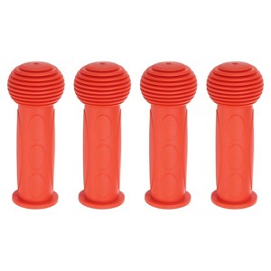 Unique Bargains Rubber Non-Slip Mushroom 7/8 Inch Bike Handlebar Grips 2 Pairs 4.33" - 1 of 4