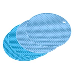 Unique Bargains Silicone Pot Holder Teapot Coaster Trivet Mat 4 Pcs - 1 of 4
