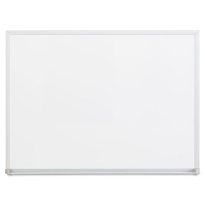 UNIVERSAL Dry-Erase Board Melamine 24 x 18 Satin-Finished Aluminum Frame 43622