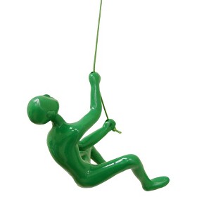 Climbing Man Classic Wall-Art Sculpture - 1 of 4