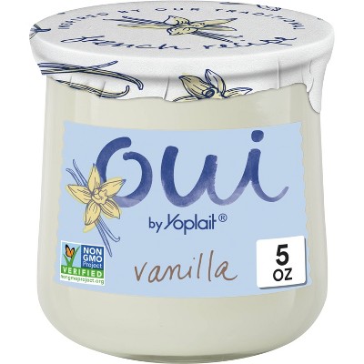 Oui by Yoplait Vanilla Flavored French Style Yogurt - 5oz