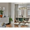 Urban Ambiance Luxury Eclectic Indoor Chandelier,  30''H x 38"W x 38''D,  Gilded Silver Finish, UHP4992 - 2 of 4