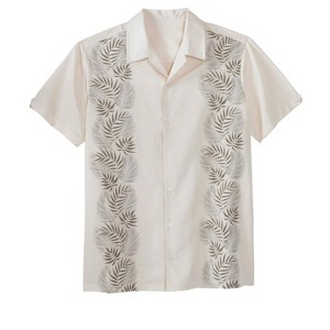 KingSize Men's Big & Tall Short Sleeve Island Shirt - 1 of 4