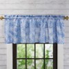 The Lakeside Collection Blue Floral Bath Collection - Valance - 3 of 4