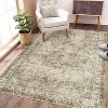 Hallway Runner Rug Long Rug Runner Washable Non-Slip Carpet for Kitchen Entryway Laundry Bedroom, Vintage Accent - 4 of 4