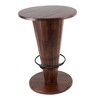 Rustic Gum Tree Wood Bar Height Table - Brown - Olivia & May: 40-Inch, Round, Indoor Dining - image 4 of 4