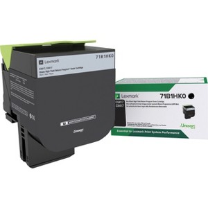 Lexmark Original High Yield Laser Toner Cartridge Black 1 Each 71B1HK0 - 1 of 4