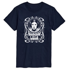 Men's - Star Wars - Princess Leia Art Nouveau Short Sleeve Graphic T-Shirt - 1 of 4
