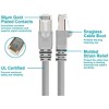 Monoprice Cat5e Ethernet Patch Cable - 3 Feet - Gray | Network Internet Cord - RJ45, Stranded, 350Mhz, STP, Pure Bare Copper Wire, 24AWG - image 3 of 4