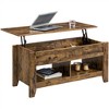 Yaheetech Lift Top Coffee Table with Storage & 2 Open Shelves for Living Room, Reception Room, Office - 2 of 4