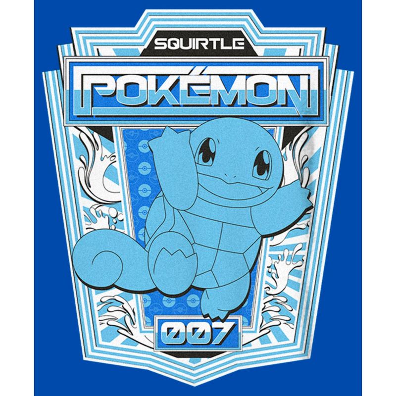 Boy's Pokemon Squirtle Metallic Badge T-Shirt, 2 of 6