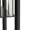 GlasFlength Living Room Modern Minimalist End Tables, Stylish and Fashion, Space Saving for Small Homes Spaces, Black,17.72”*20.5”*17.72" - 3 of 4