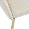 Beige Dining Chairs with Handrails - 2-Pack for Enhanced Comfort and Style - 2 of 3
