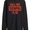 Men's - Instant Message - Call Me Senpai Long Sleeve Graphic T-Shirt - 2 of 4