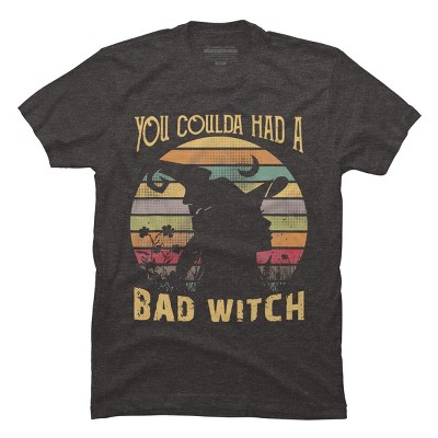 Men's Design By Humans Halloween Funny You Coulda Had Bad Witch By Ering T-Shirt