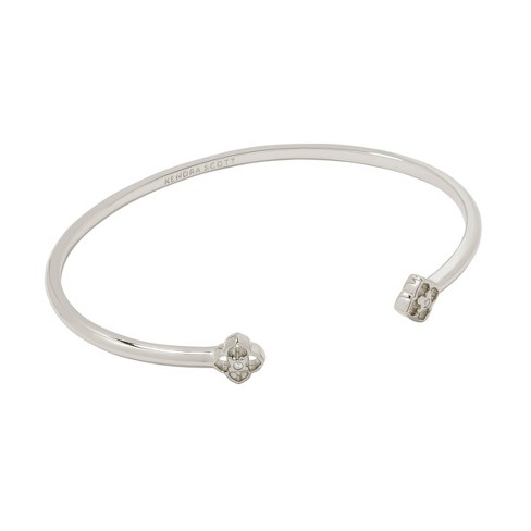 Kendra Scott Iris Rhodium Over Brass Cuff Bracelet - Silver