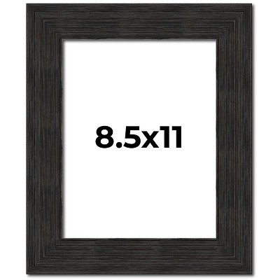 PosterPalooza | Photo Size Contemporary Black Frame - UV Acrylic, Foam Board Backing, Hanging Hardware