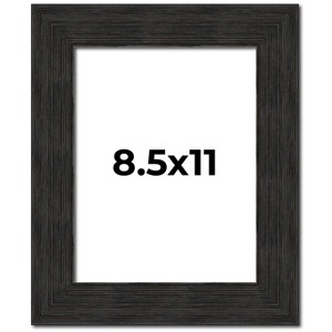 PosterPalooza | Photo Size Contemporary Black Frame - UV Acrylic, Foam Board Backing, Hanging Hardware - 1 of 4