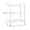 Vtec Trading White 3-Tier Stackable Wire Shelving Unit - 3 of 3