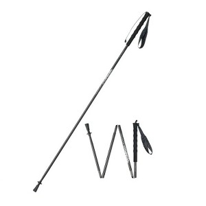 Naturehike 1pc 3K Carbon Fiber Trekking Poles-Ultra Lightweight Foldable for Trail Running,Quick 3-Second Setup,4-Section Design with Carry Bag - 1 of 4