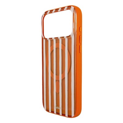Sonix Apple iPhone 17 Pro Max MagSafe Case - Abstract Stripe Pumpkin