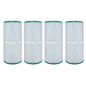 Hurricane Advanced Spa Filter Cartridge for Unicel: C-7447, Pleatco: PA50SV, Filbur: FC-1235, Hayward, C2000, SwimClear C202 & Sta-Rite PRC 50, 4 Pack - 1 of 4
