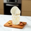 Unique Bargains Disposable Baking Cups Wood Pulp Paper PE Coating Gold Tone White 2.76"x2.17" 50 Pcs - 2 of 4