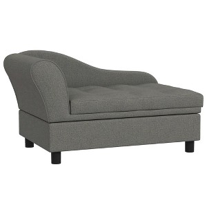 Resenkos Cat Couch, Pet Sofa, Dog Couch Bed,Pet Sofa Dog Sofa for Small Dogs with Storage, Gray - 1 of 4