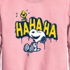 Boys' - Peanuts - Ha Ha Graffiti Graphic Long Sleeve Fleece Sweatshirt - 2 of 4