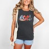 Simply Sage Market Coquette Ship Anchor Garment Dyed Tank - 2 of 2