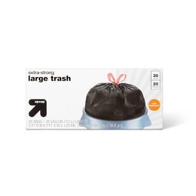 Extra-strong Large Drawstring Trash Bags - Mint Scent - 30 Gallon/20ct - Up  & Up™ : Target
